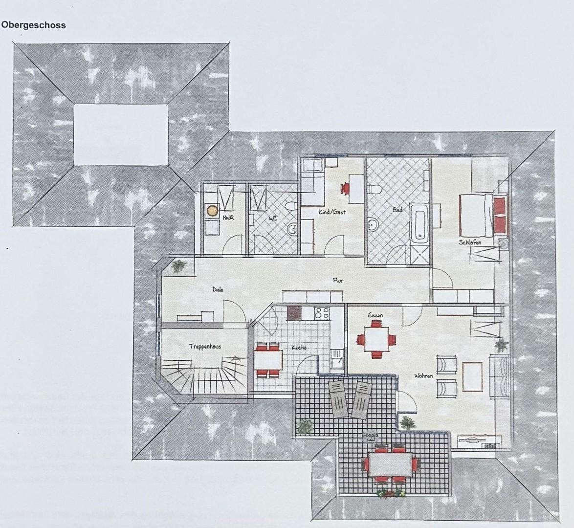 Grundriss Obergeschoss