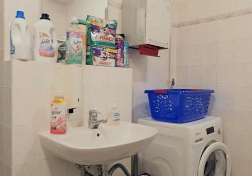 Waschmaschine im Haus