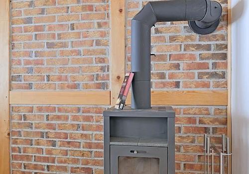 Kamin im Gästezimmer