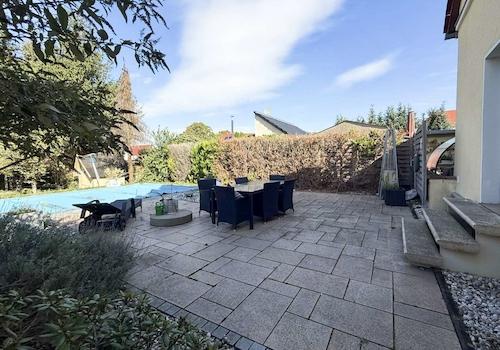 Blick auf die Terrasse