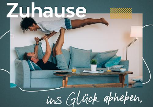Zuhause ins Glück abheben