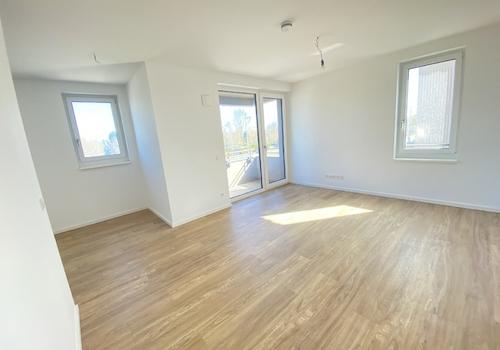 Offener Wohn- und Küchenbereich