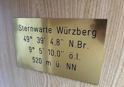 Position der Sternwarte