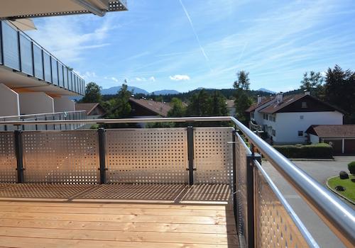 Bergblick nach Süden vom Balkon