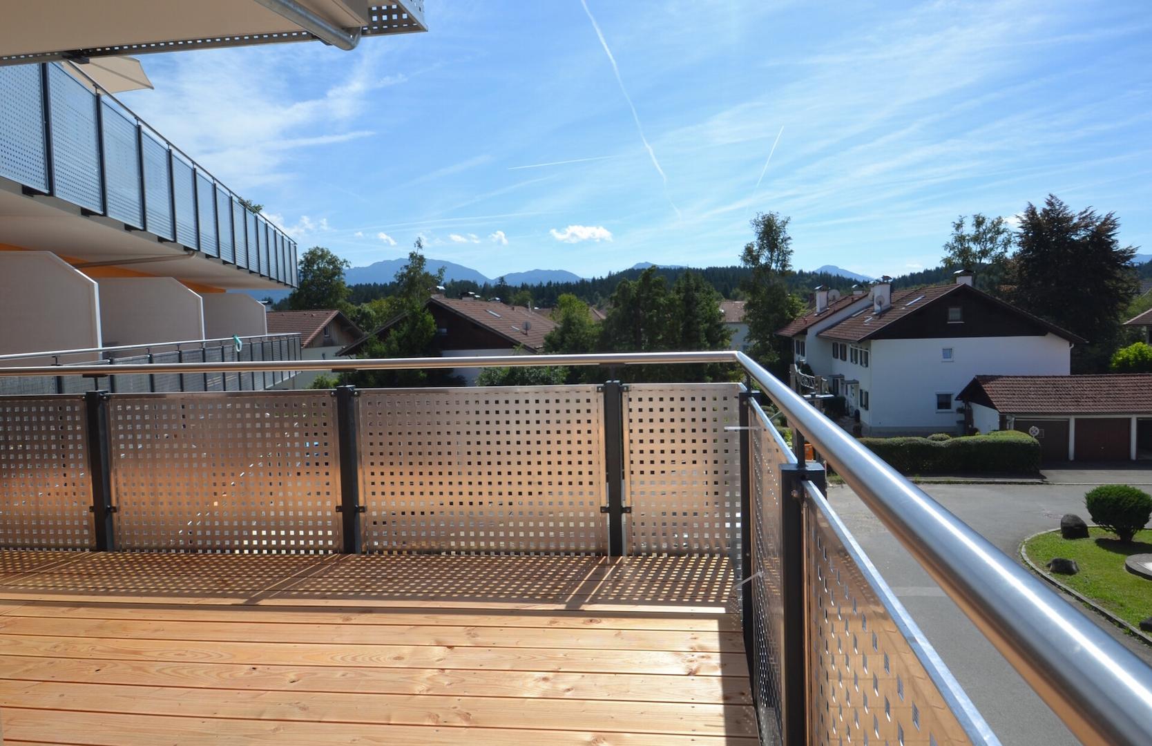 Bergblick nach Süden vom Balkon