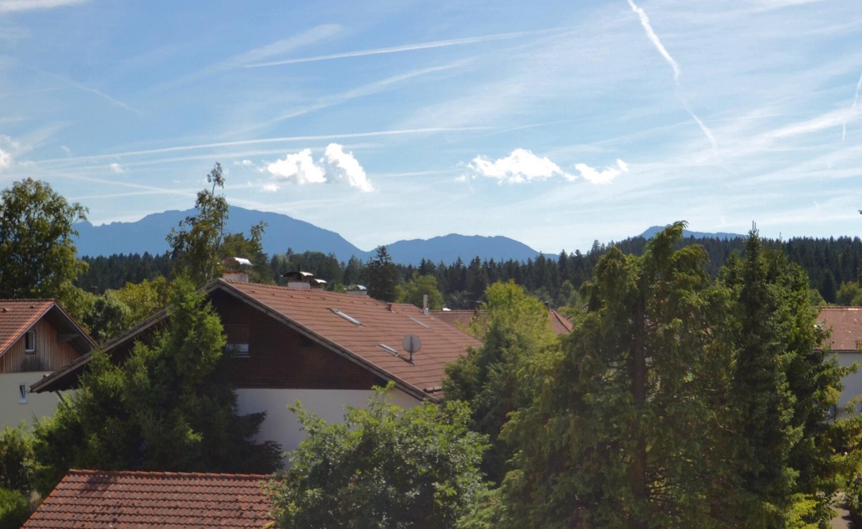 Blick vom Balkon