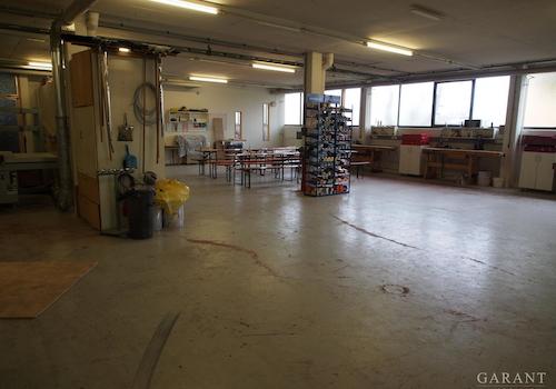 Halle Produktionsfläche