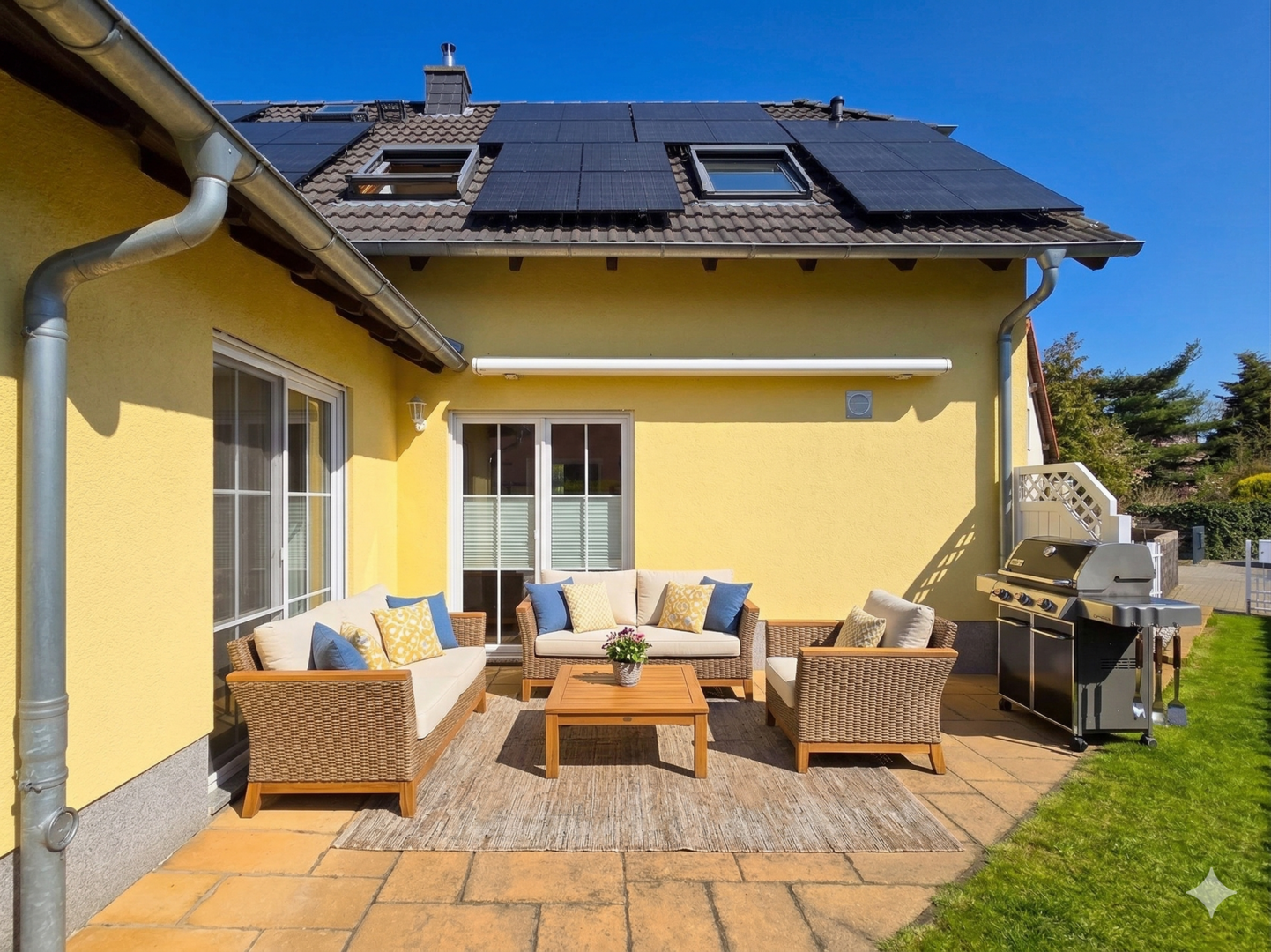 Terrasse (digital möbliert)