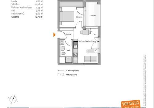 Grundriss WE 16 (c) BUWOG