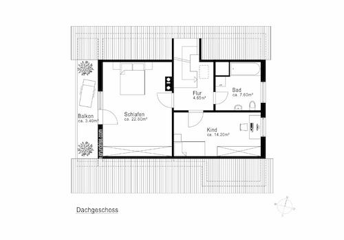 Grundriss Dachgeschoss