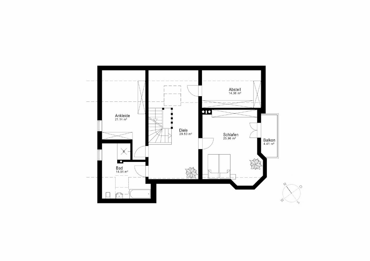 Grundriss Dachgeschoss