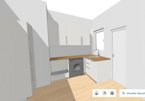 Visualisierung der neuen Küche