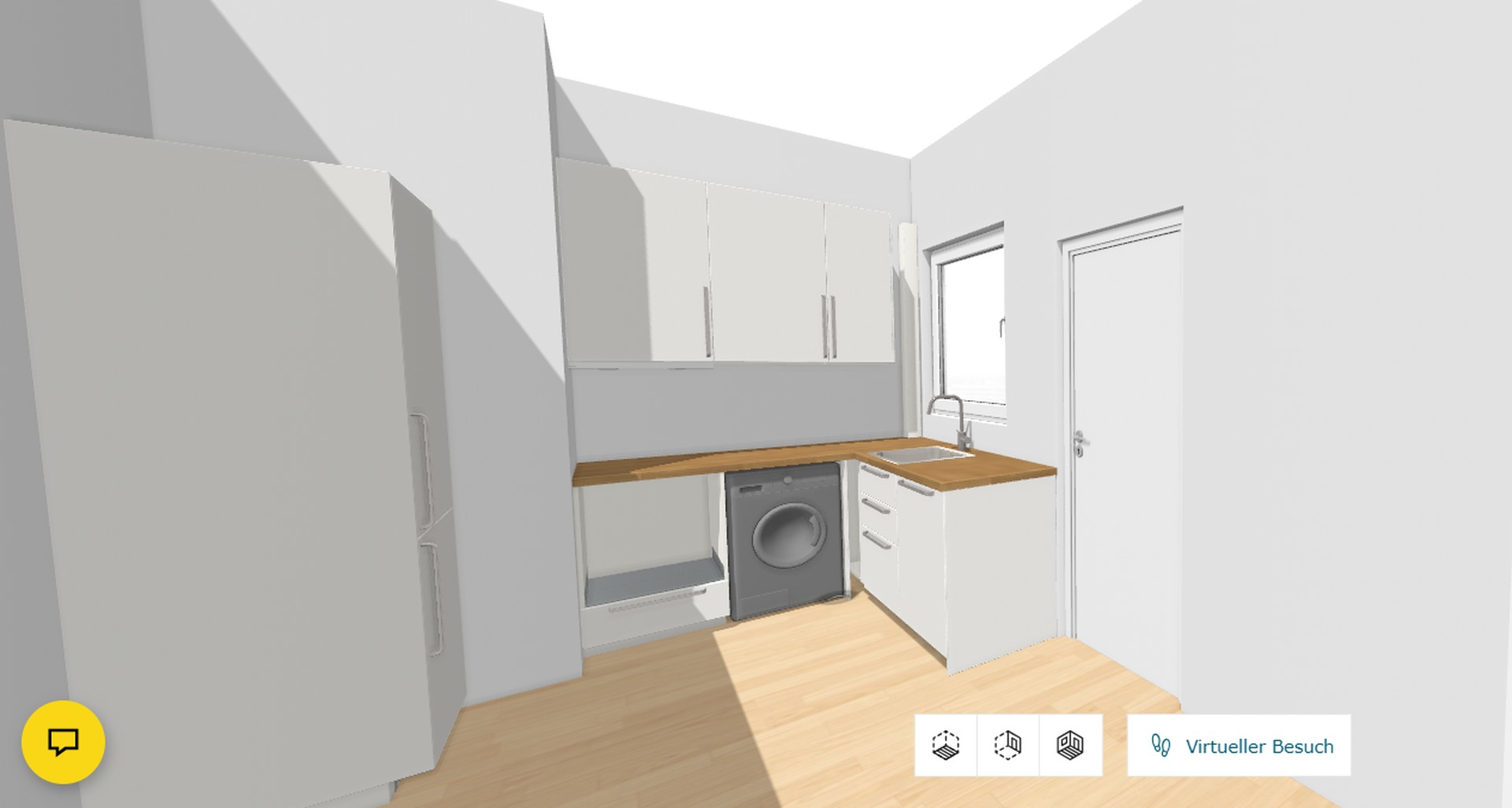 Visualisierung der neuen Küche