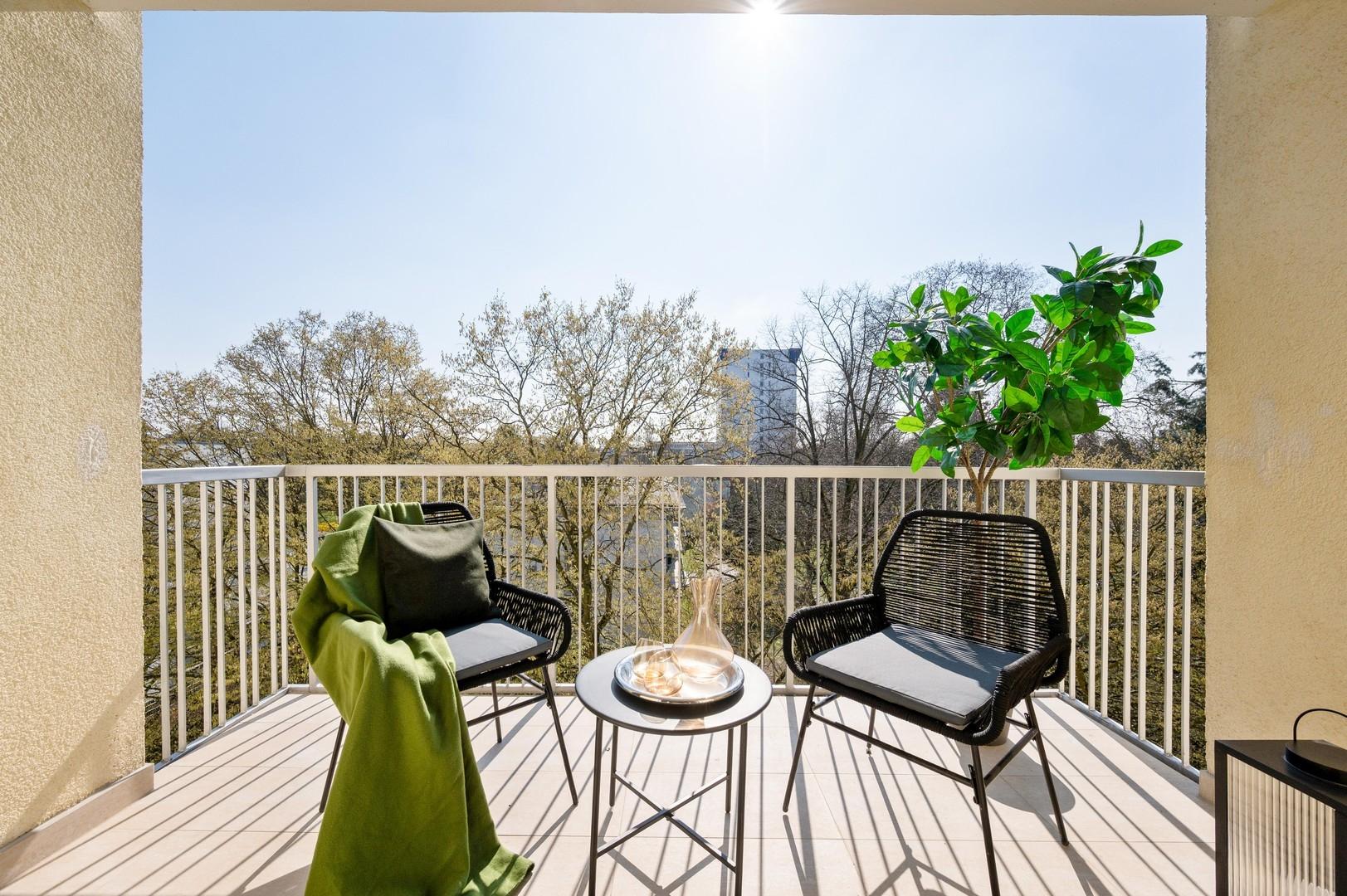 Balkon zum entspannen