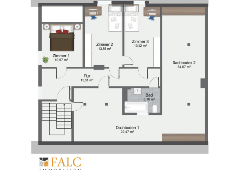 Grundriss Dachgeschoss