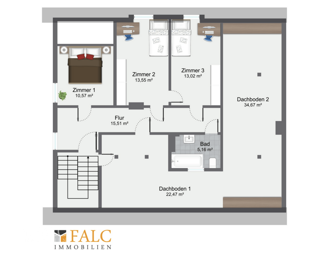 Grundriss Dachgeschoss