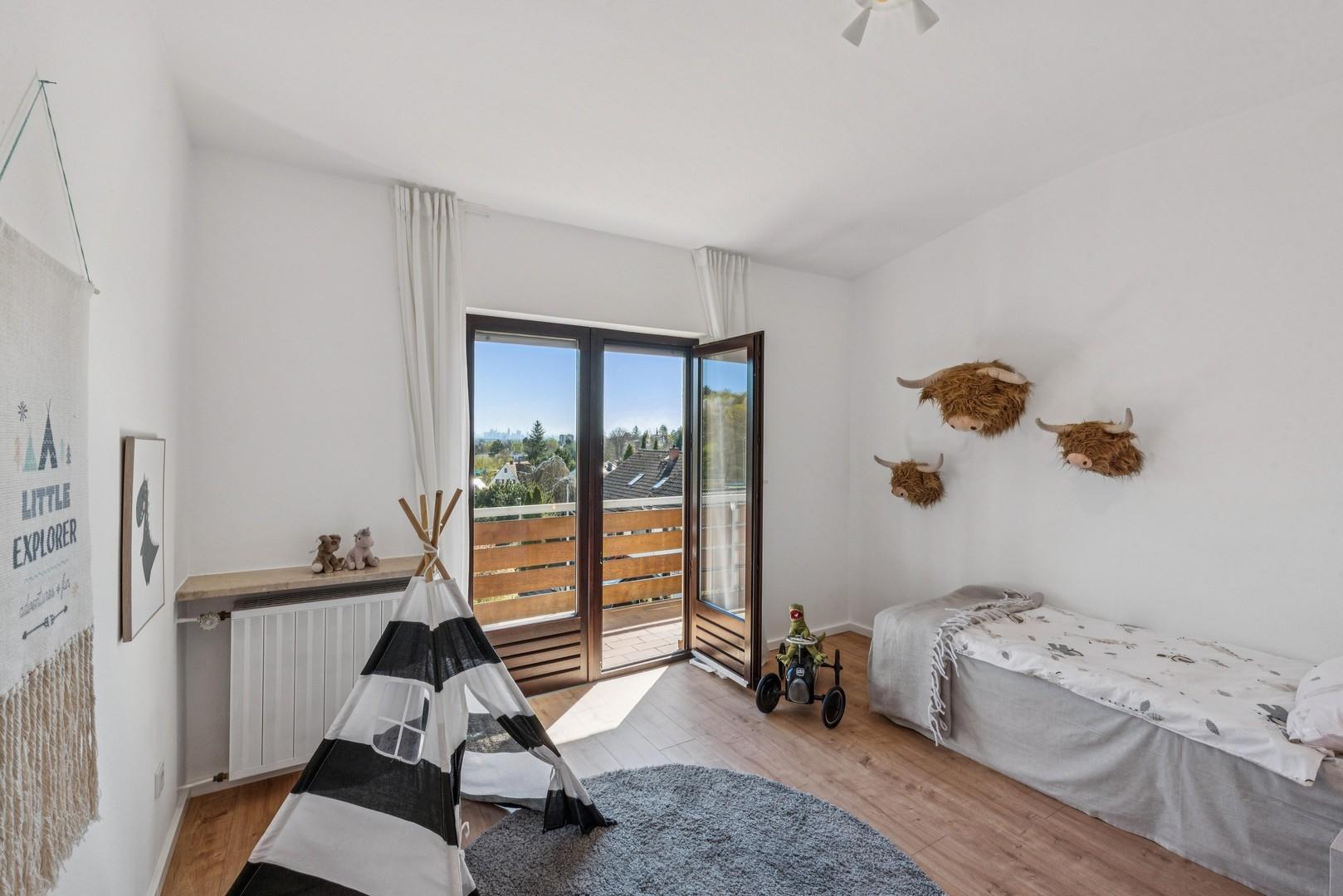 Kinderzimmer mit Skyline