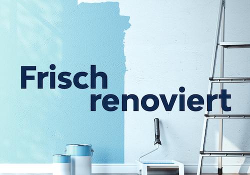 Einziehen in eine frisch renovierte Wohnung