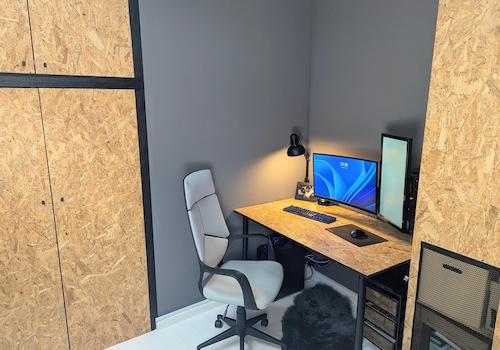 Arbeitszimmer mit Oberlicht