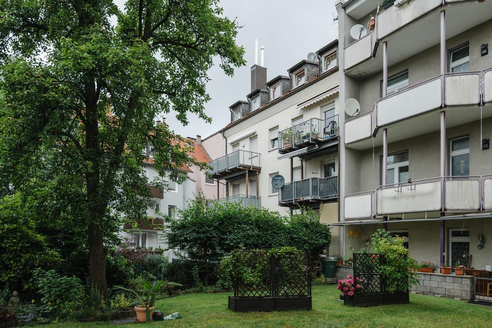 Rückansicht des Hauses