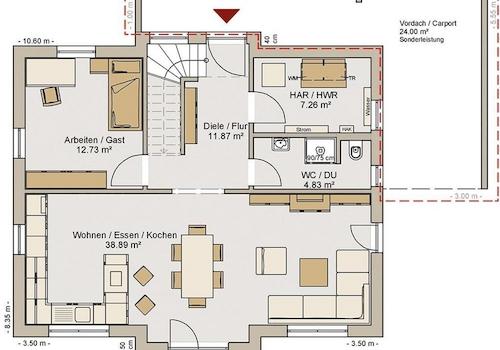 EFH-146-35-150 - Grundriss EG
