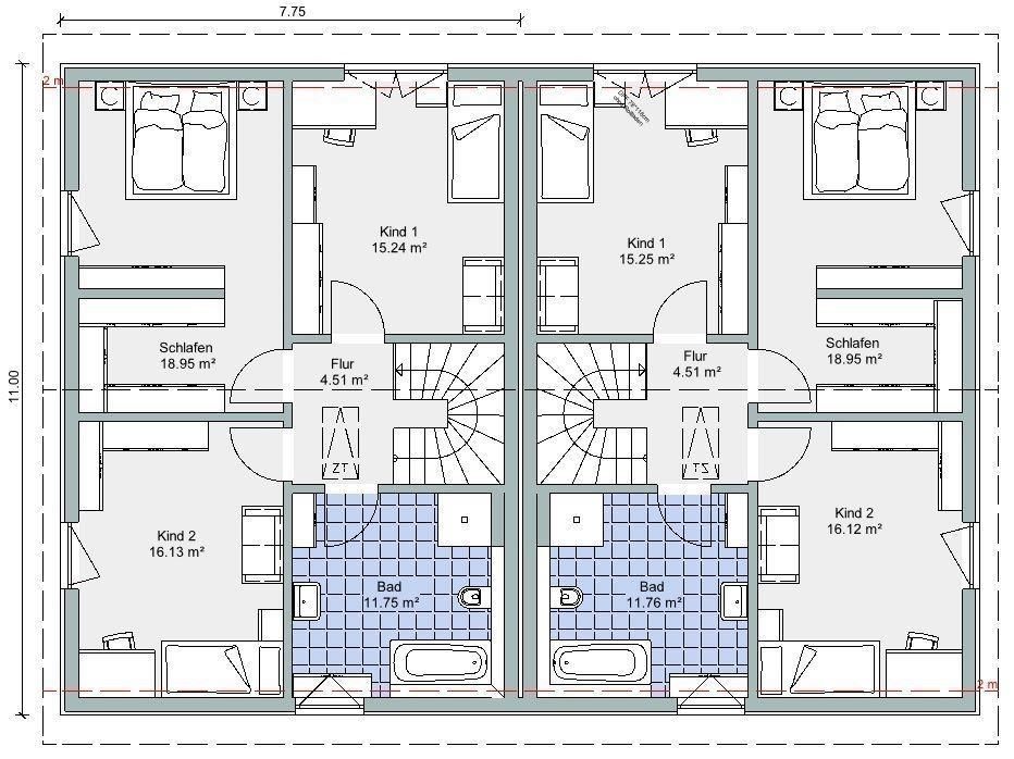 Twin 136 - Dachgeschoss