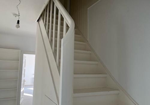 Treppe zum Dachgeschoss