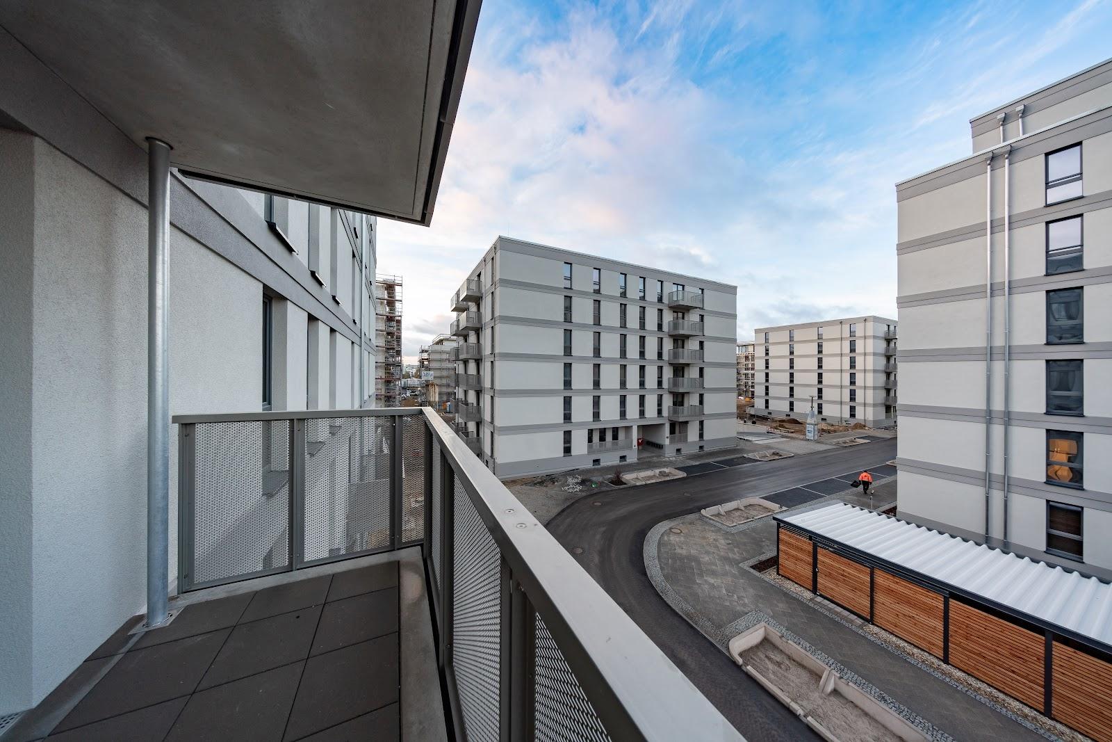 Balkon Blick Richtung Westen (zur Dahme)