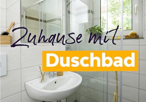 Einziehen in eine Wohnung mit Duschbad