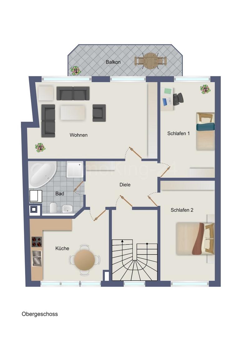 GRUNDRISS OBERGESCHOSS