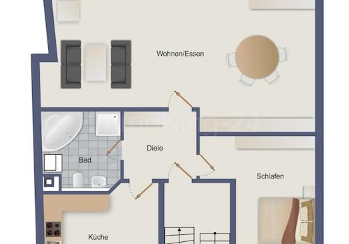 GRUNDRISS DACHGESCHOSS