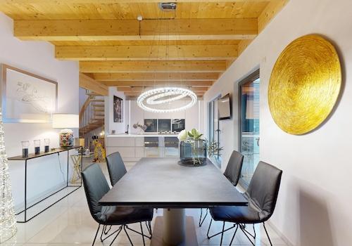 Offener Küchen- und Essbereich