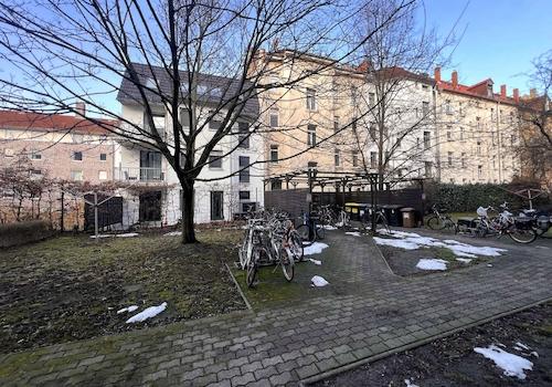 Fahrradplatz-Müllplatz