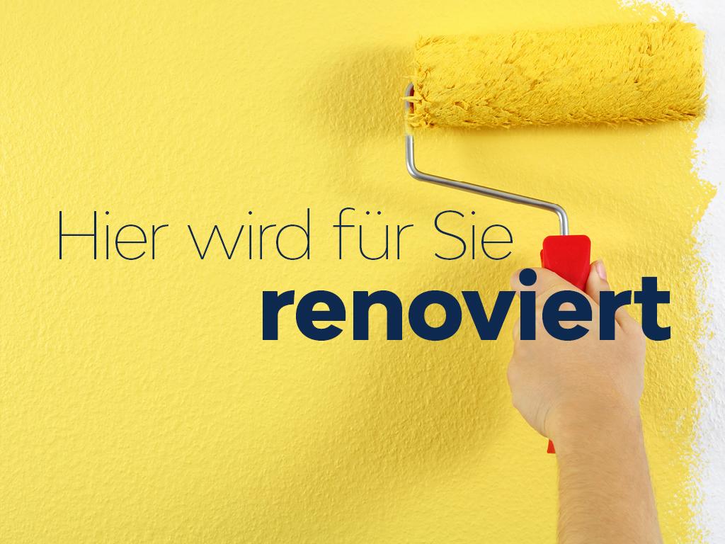 Hier wird für Sie die Wohnung renoviert