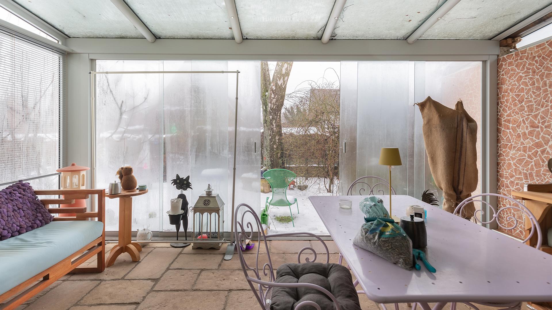 überdachte Terrasse