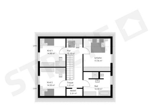 Grundriss Dachgeschoss