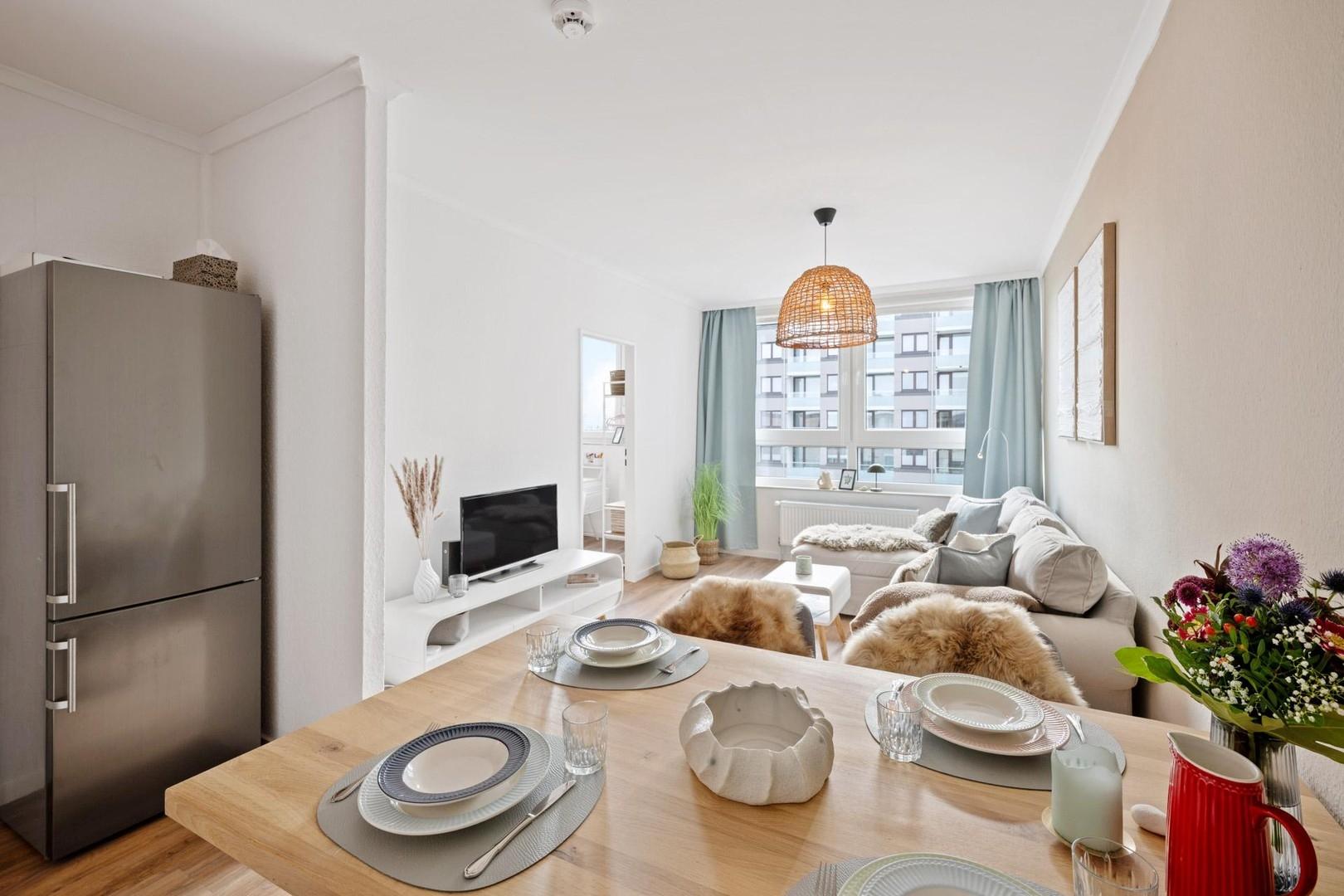 Blick in das Wohn/ Esszimmer 