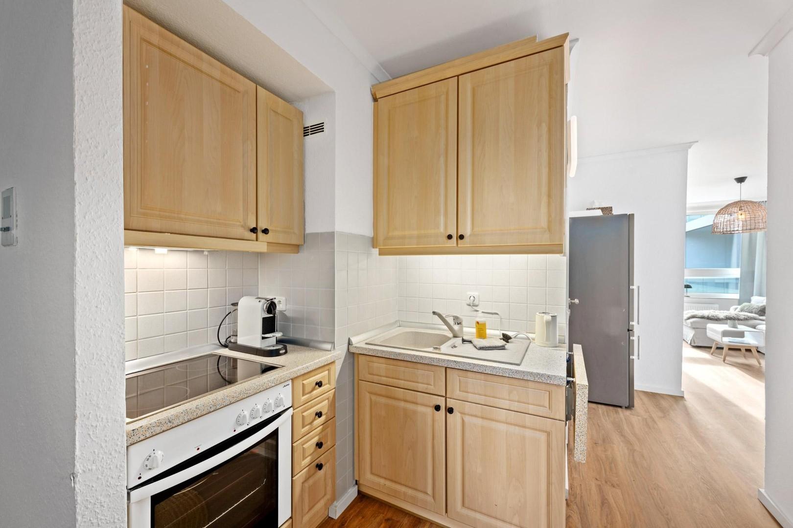 Voll ausgestattete Küche