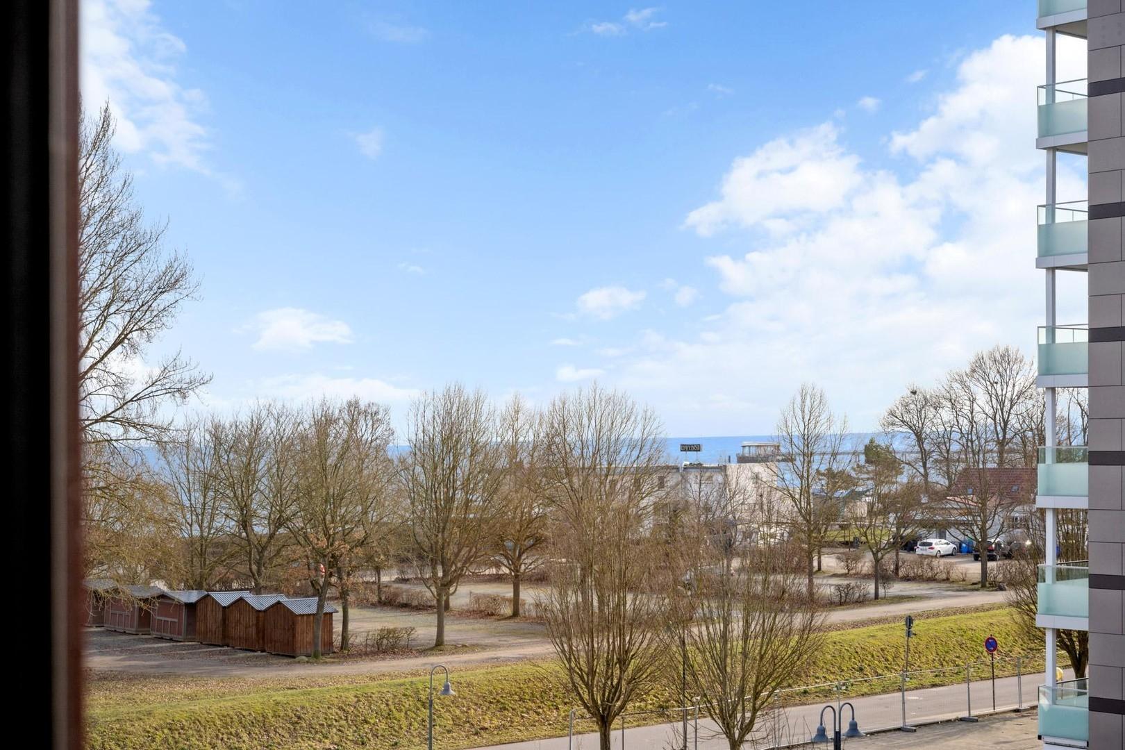 Blick aus dem Wohnzimmer