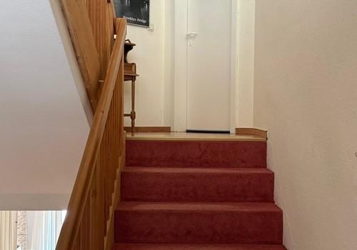 Treppe zum ersten Stock