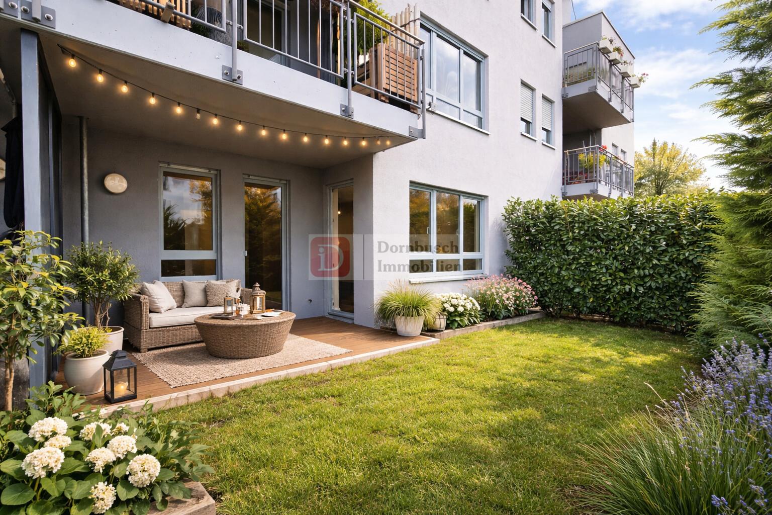 Gartenansicht - Virtual Staging