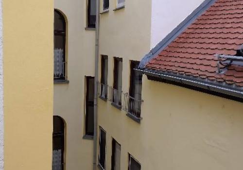 Blick Innenhof zur Coswiger Straße