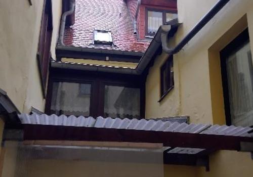 Blick Wohnhaus Schloßstraße