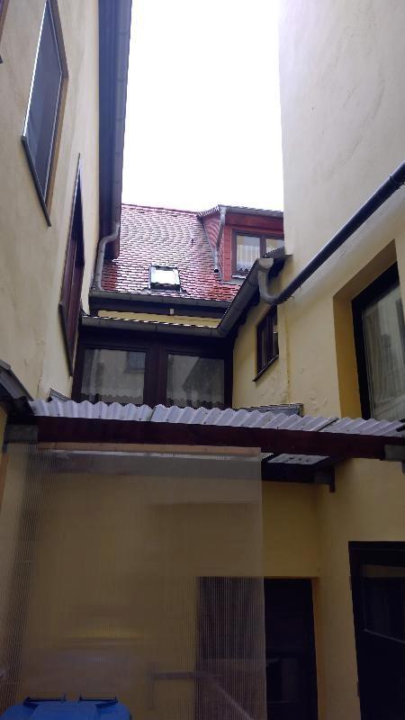 Blick Wohnhaus Schloßstraße