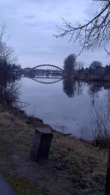 Blick auf die Saale