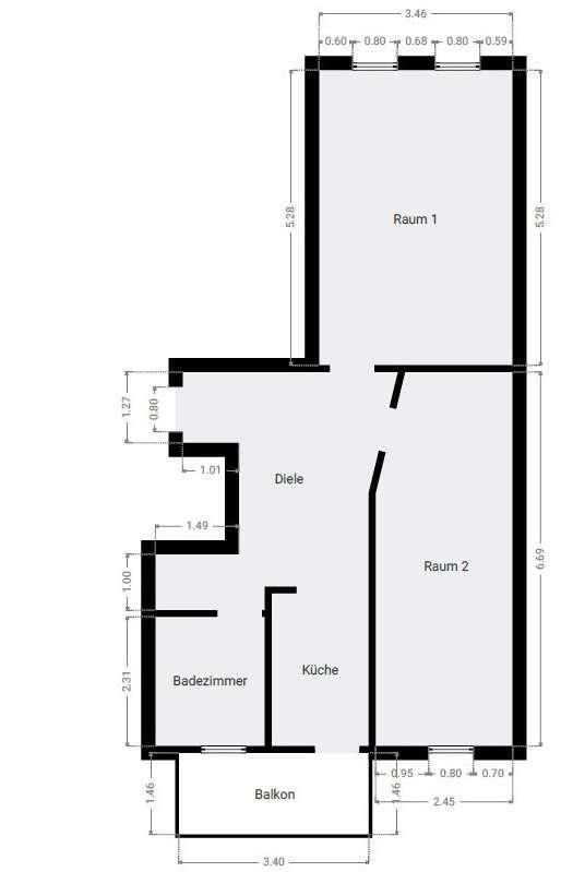 Grundriss 4.OG WE 12