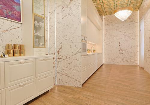 gigantischer Show-Küchenbereich