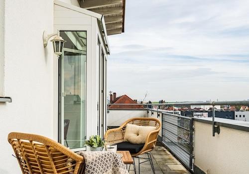 Teil der Dachterasse