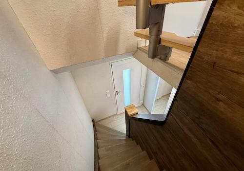 Treppenlauf ins Obergeschoss