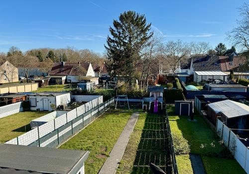 Blick aus dem Dachfenster